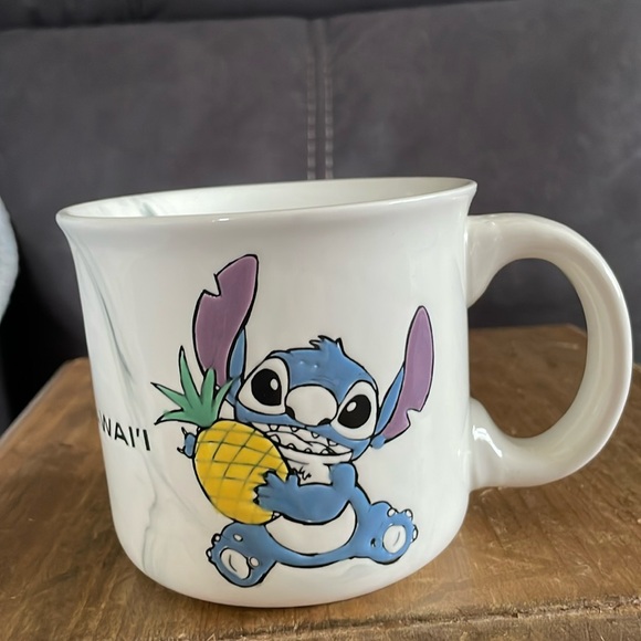 Disney Other - Disney “Stitch” “Kauai, Hawaii” Mug Stitch with Pineapple Purple Hibiscus (10)